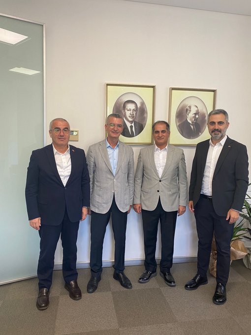 Sivil Toplum ve Halkla İlişkilerden sorumlu İl Bşk. Yrd. Sn. Erol Bulut 'u Makamında Ziyaret Ettik