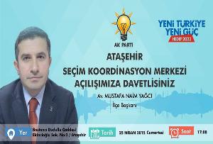 AK Parti Ataşehir SKM Açılışına Davetlisiniz.